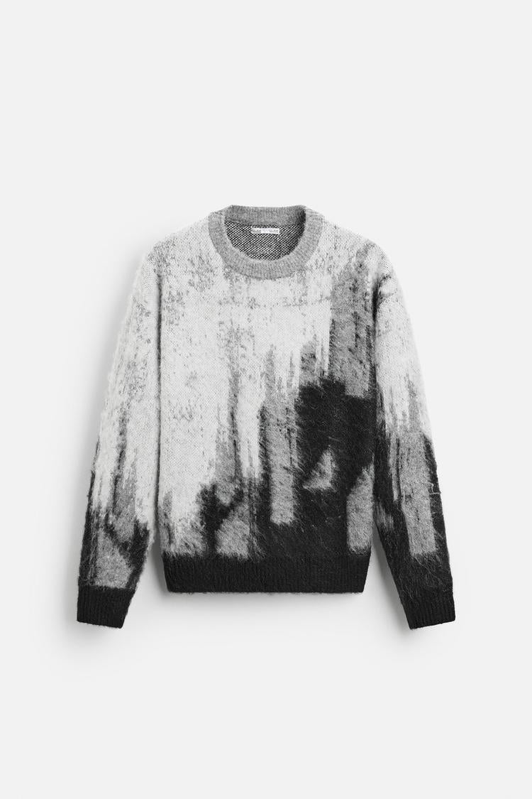 Jacquard Sweater Abstract